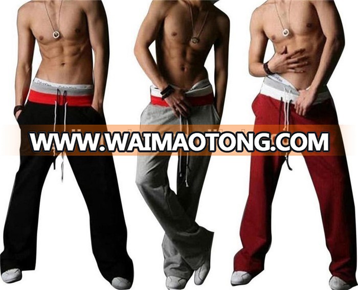 Men Casual Sport Trousers Slacks SweatPants Harem Training Dance Baggy Cotton Custom Jogger Sweatpants